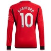 Jalkapallo Pelipaidat/Peliasut Manchester United Rashford 10 Kotipelipaita 2023-24 Pitkähihainen
